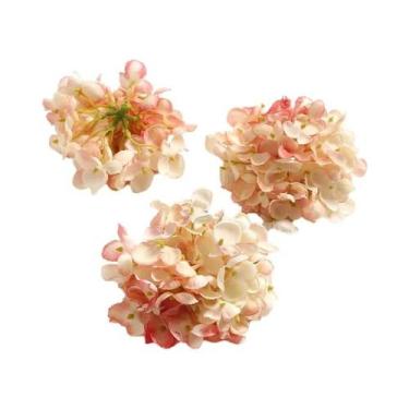 Imagem de Flores De Hortênsia Artificiais De 10cm, 2 Peças Para Decoração De Cas