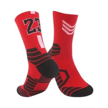 Imagem de Meias Profissionais De Basquete Masculinas, Rápido Secagem, Respirávei