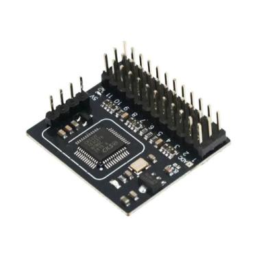Imagem de Receptor PWM 2.4G 12CH CRSF ELRS RX 2400RX Para Drones FPV, Carros, Ba