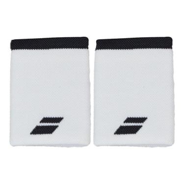 Imagem de Munhequeira Reversivel Jumbo Branca e Preta - Babolat-Unissex