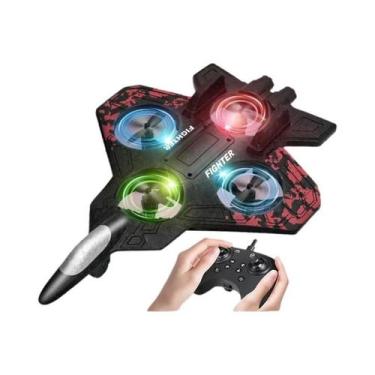 Imagem de Brinquedo De Controle Remoto Para Meninos, Planador RC Com Luz, Avião 