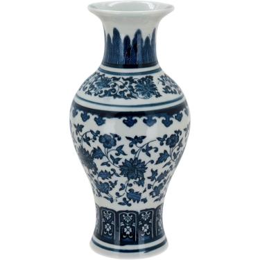 Imagem de Vaso 22x10x10cm Cerâmica Azul