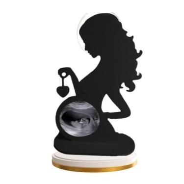 Imagem de Porta-Retrato para Ultrassom do Bebê  Decoração Personalizada para Gra