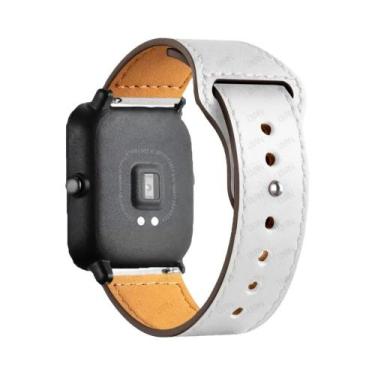 Imagem de Pulseira De Couro Amazfit 20mm/22mm Compatível Com GTS 4/3/2/2e/GTS2 M