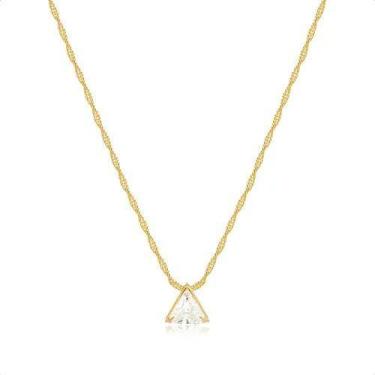 Imagem de Cordão Corrente 50cm Ouro 18k Com Ponto De Luz 7mm - Dream Factory Jói