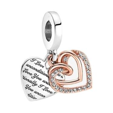 Imagem de Pulseira Feminina De Prata 925 Com Berloques DIY, Presente De Joias Co