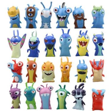 Imagem de Figure Toy Mini Slugterras, 24 peças, presente para crianças, decoraçã