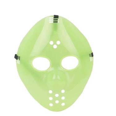 Imagem de Máscara de cosplay Green Jasons Horror, capa suspensa de plástico - yi