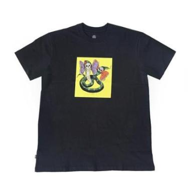 Imagem de Camiseta Element Hirotton Snake - Preto-Masculino