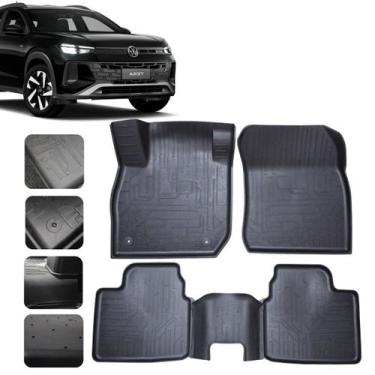 Imagem de Tapete Carro Para Volkswagen Tera 2025 26 Linha Bandeja Borda Alta Imp