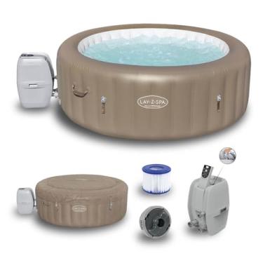 Imagem de Banheira Ofurô Spa Inflável Palm Springs 916L + Bomba Aquecedora 110V + Capa Bestway