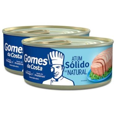Imagem de Kit 2 Atum Sólido ao Natural Gomes da Costa 170g