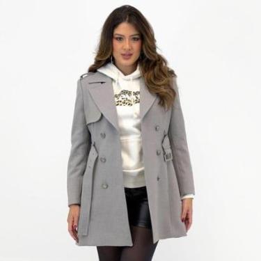Imagem de Casaco Malise Trench Coat 7/8 Executive com Cinto Feminino-Feminino