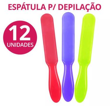 Imagem de Espátula de Plástico Para Estética e Depilação  Kit com 3 Unidades - I