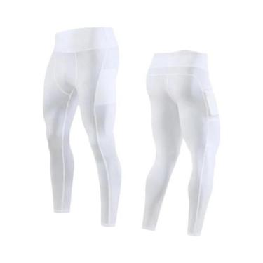 Imagem de Calças Leggings De Compressão Para Corrida Masculina, Calças Esportiva