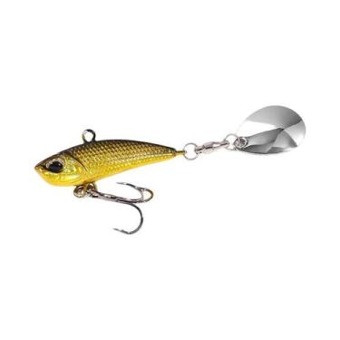 Imagem de Isca De Pesca WALK FISH Spinner Bait Metal VIB Com Cauda Rotativa E La