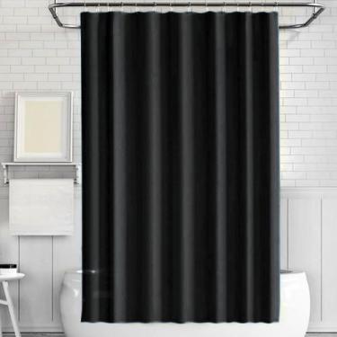 Imagem de Cortina para Box de Banheiro 180cm PEVA Impermeável Antimofo Cores Lis