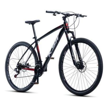 Imagem de Bicicleta Aro 29 Ksw 24v Shimano Alumínio Freio Hidráulico, Preto, Ver