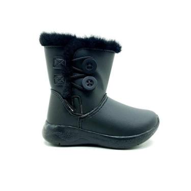 Imagem de Bota Ortopasso Infantil Menina 12517 - Orto Pásso, 22, Preto