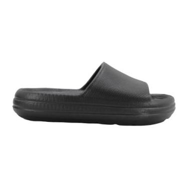 Imagem de Chinelo Slide Infantil Molekinho EVA Preto, Pt, Preto, 33/34