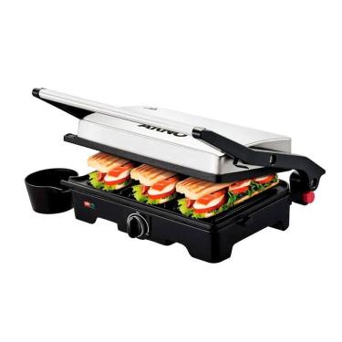 Imagem de Sanduicheira Grill Arno Dual Inox Gnox 8010000262 1100W Inox 220V