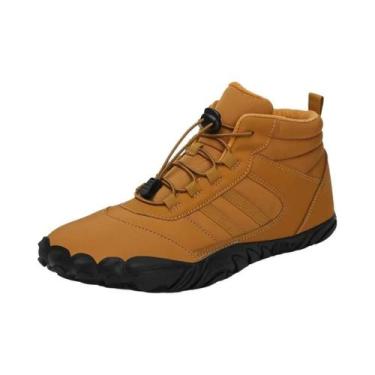 Imagem de Botas De Neve Unissex Impermeáveis Para Inverno, Forradas Com Algodão 