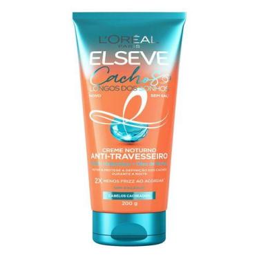 Imagem de Creme Noturno Anti-frizz Elseve Cachos Longos Dos Sonhos 200 g