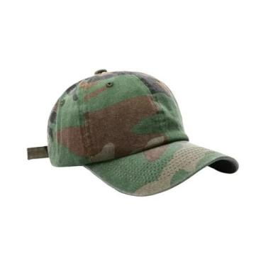 Imagem de Boné De Camuflagem Unissex Para Caminhada, Estilo Baseball, Algodão Nã