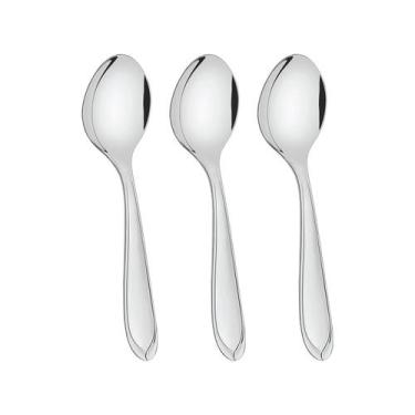 Imagem de Jogo de Colher Inox Tramontina Laguna 66906041 3 Peças, Inox, 3 peças