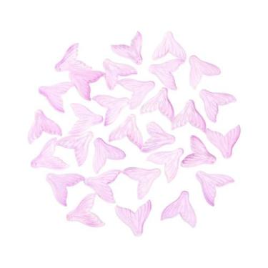 Imagem de Contas De Vidro Lampwork Em Formato De Cauda De Sereia Coloridas, 30 P