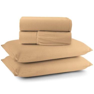 Imagem de Jogo de Lençol Queen 4 Peças Versalhes Malha 100% Algodão - Linda Casa