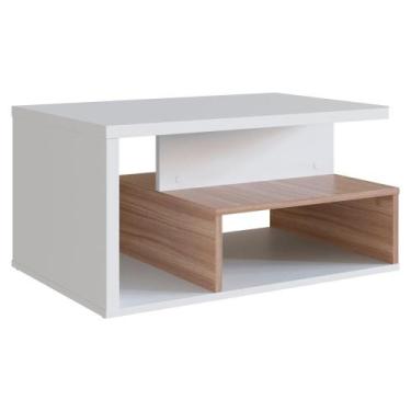 Imagem de Mesa de Centro Para Sala 68 cm B92 NOVAM - Nova Mobile, Branco Montana