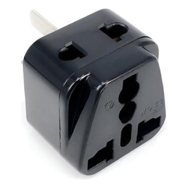 Imagem de Adaptador Universal Argentina Plug Tomada 100~250 10a/20a - Preto - DA