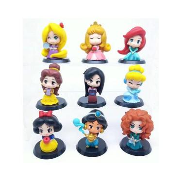 Imagem de Figura Disney Princesa Rapunzel Tiana Mulan Cinderela Bell - Gloome St