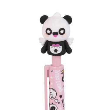 Imagem de Lapiseira BRW Plástica Divertida Panda Colors 0.7mm  Design Fofo e Esc