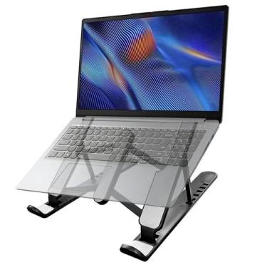 Imagem de Suporte para Notebook e Tablet Dobrável Ajustável 6 Nível Portátil - I