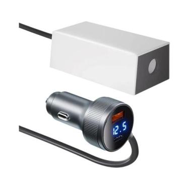 Imagem de Adaptador Veicular Starlink Mini: Cabo De Alimentação USB-A QC 3.0 E T