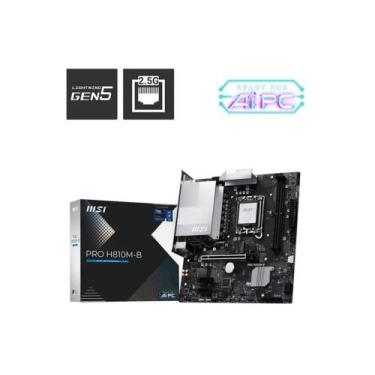 Imagem de Placa Mae MSI INTEL LGA (1851) DDR5 Micro ATX - PRO H810M-B