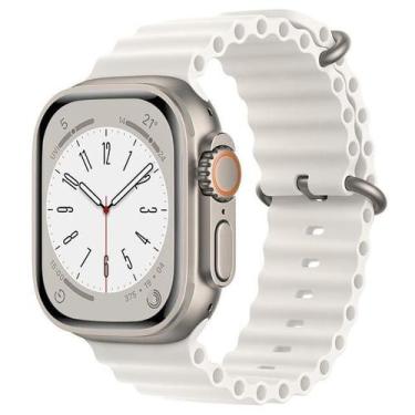 Imagem de Pulseira Silicone Oceano Compativel Apple Watch 42mm 44mm 45mm 49Mm - 