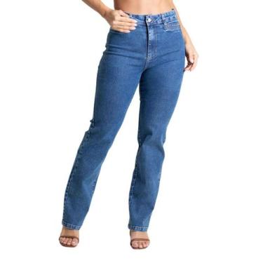 Imagem de Calça Jeans Sawary Reta - 279567 - Azul médiobrbr 46, Azul, 46
