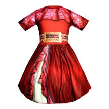 Imagem de Fantasia Elena de Avalor Vestido Princesas Disney Infantil - Fantasias