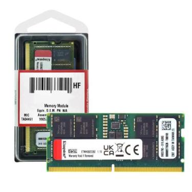 Imagem de Memória Para Notebook Kingston 16Gb 5600Mhz KVR DDR5 KVR56S46BS816 747