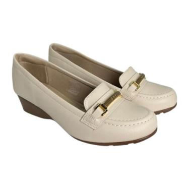 Imagem de Sapato Feminino Modare Napa Floather Nature, Creme, 38