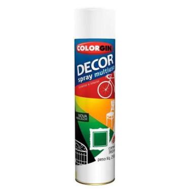 Imagem de Spray Decor Multiuso Branco 360ml - Colorgin Para Metal, Madeira, Gess