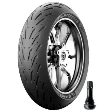 Imagem de Pneu Michelin 190/55 ZR17 75W TL Road 5 + Válvula FVA