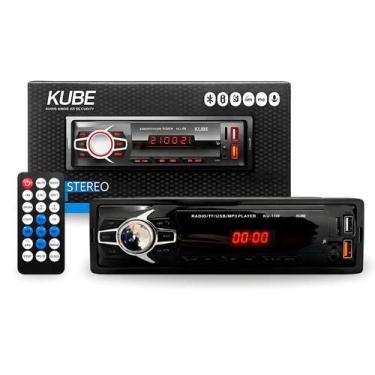 Imagem de Rádio MP3 Player Automotivo Kube KU 1100 Car Stereo 4 x 25w 12V com Co
