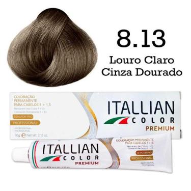 Imagem de Coloração Itallian Color 8.13 Louro Claro Cinza Dourado - Itallian Hai