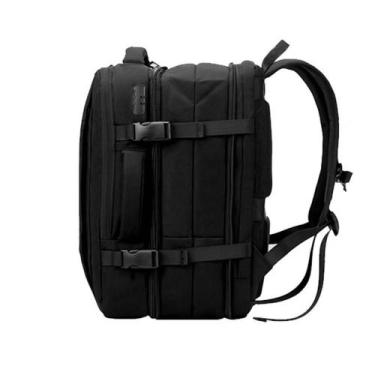 Imagem de Mochila Escolar Universitária Impermeável Com Cadeado Numérico Antifur