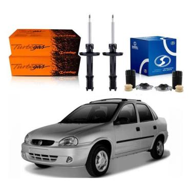 Imagem de Kit Amortecedor Dianteiro Corsa Classic 1.0 1996 A 2010 - Cofap