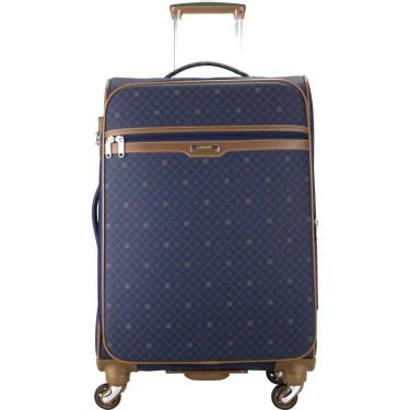 Imagem de Mala De Viagem 23kg Média Com Expansor E Cadeado Tsa Em Vinil Rodas 360º - Munique - La...